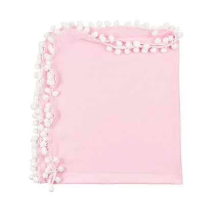 Baby Pure Cotton Padded Ball Edge Blanket Covering