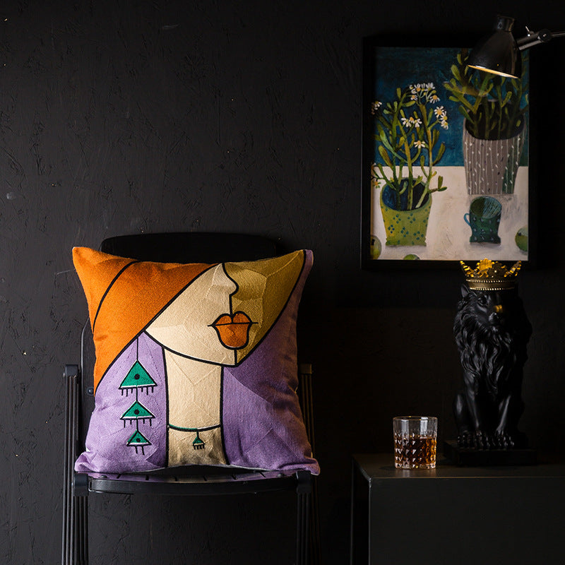 Abstract wind pillowcase