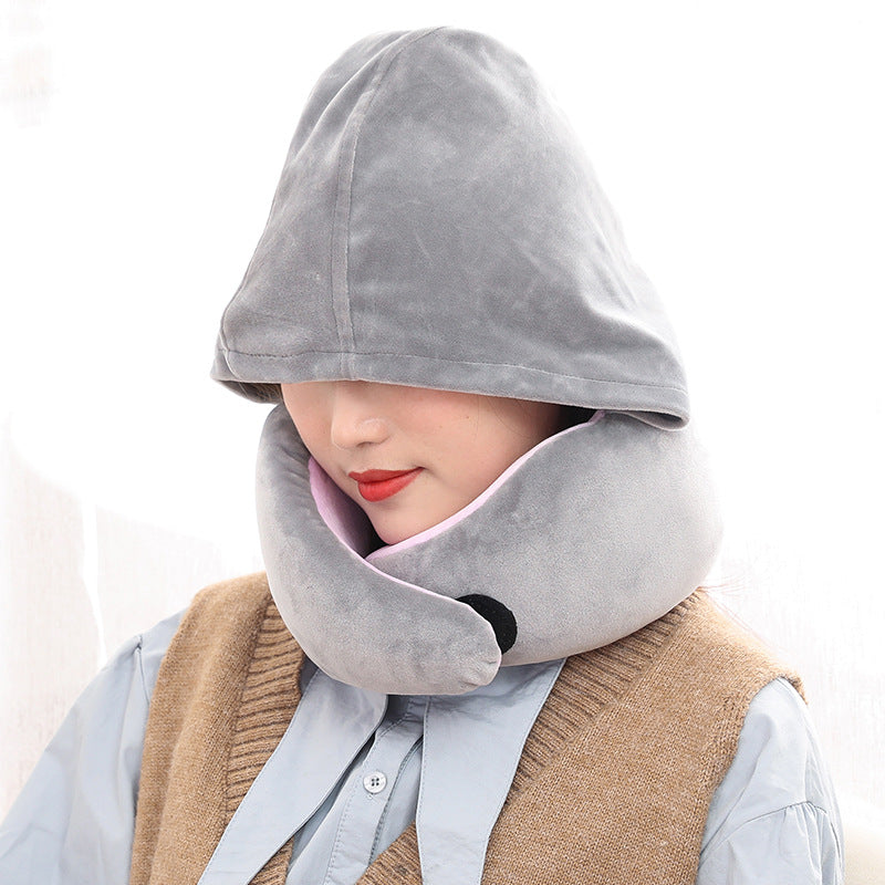 Snow ear memory foam U-shaped pillow cervical spine