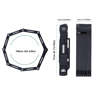 Convenient Folding Bike Lock Universal Chain