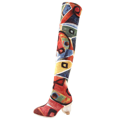 Wear more high-heeled socks and boots