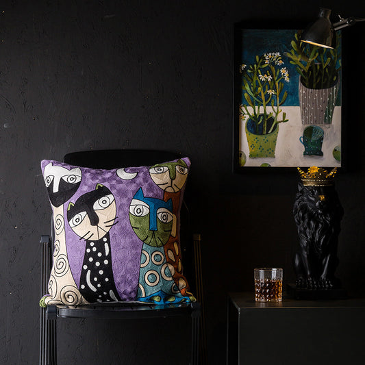 Abstract wind pillowcase