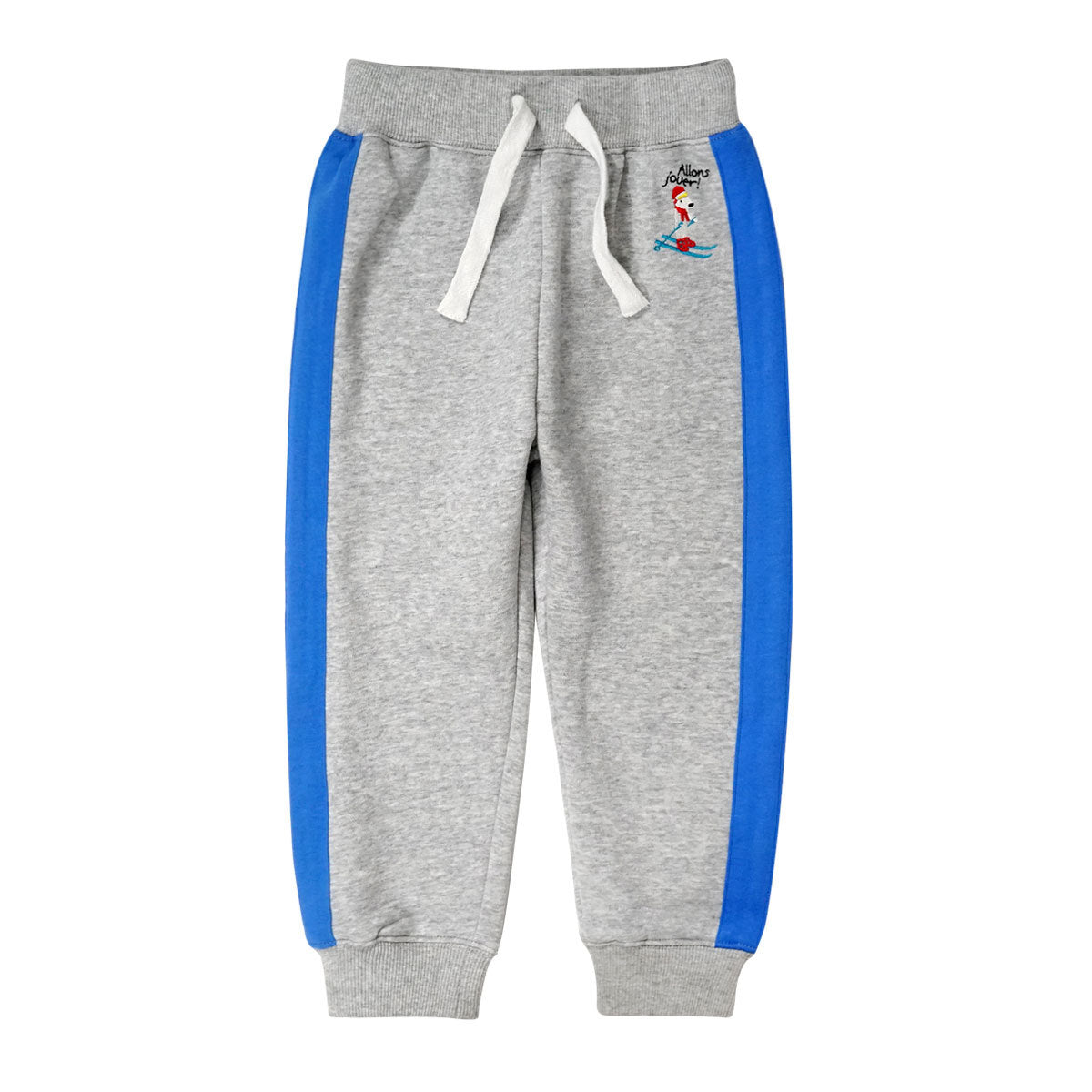 Children's Mid-Waist Rubber Band Belt Sports Casual Pants