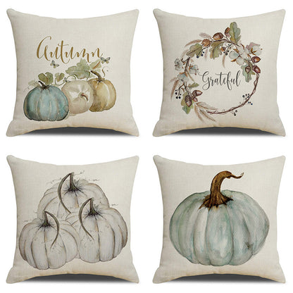 Linen cushion lumbar pillowcase