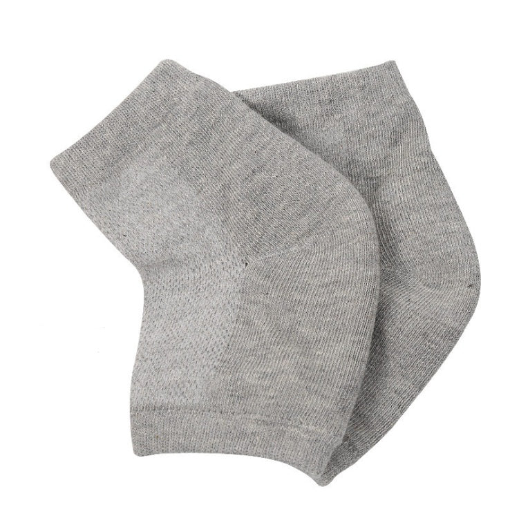 Mesh gel anti-drying heel socks heel protection socks socks men and women after socks socks breathable sweat spot