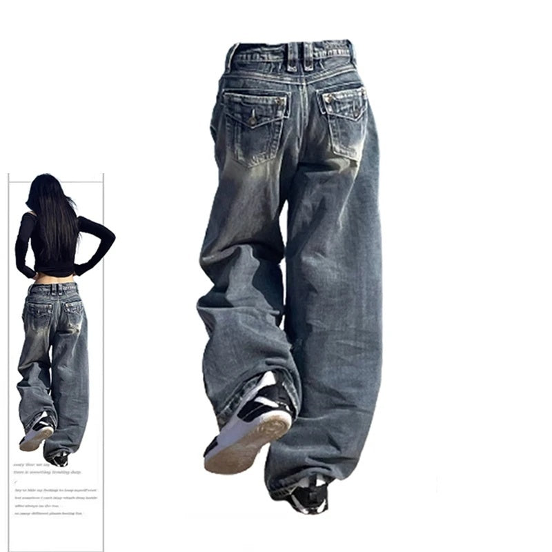 New Women's Vintage Jeans High Waist