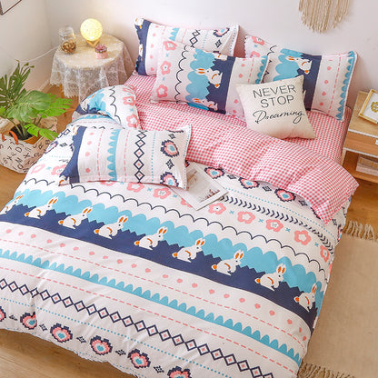 Four-piece bed