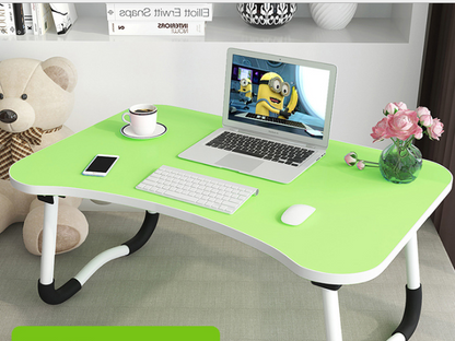 Notebook folding computer table