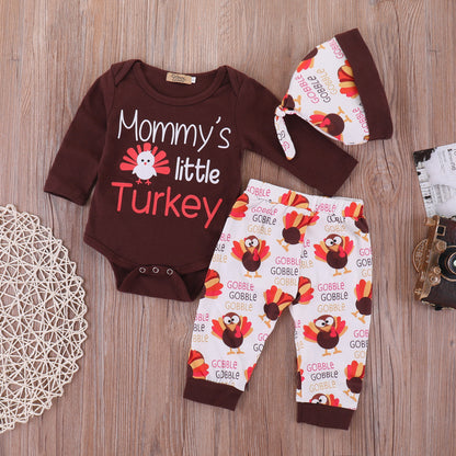 Medium and small children's suit