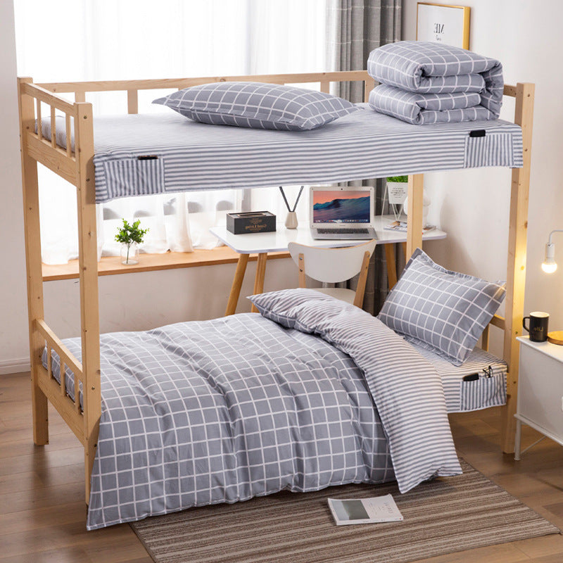 Student dormitory cotton non-slip three-piece suit