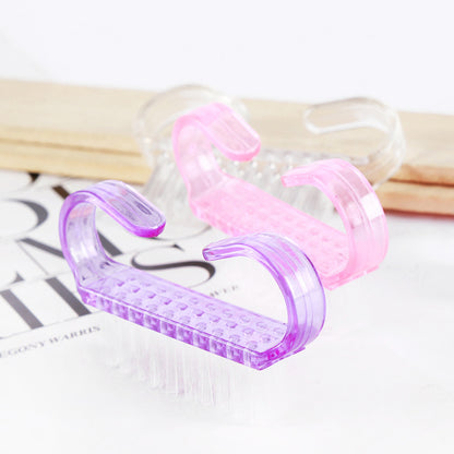 10 Pieces Nail Cleaning Clean Brush Hot sales Tool File Manicure Pedicure Soft Remove Dust Small Angle Clear Tools Sets