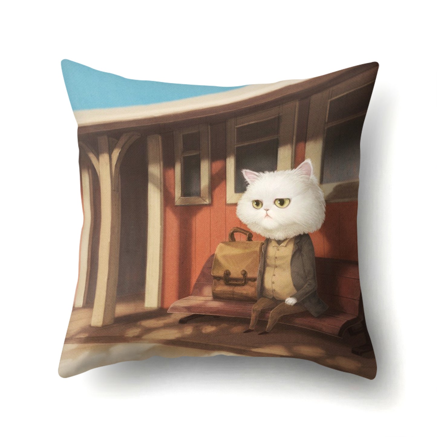 Leather velvet pillowcase