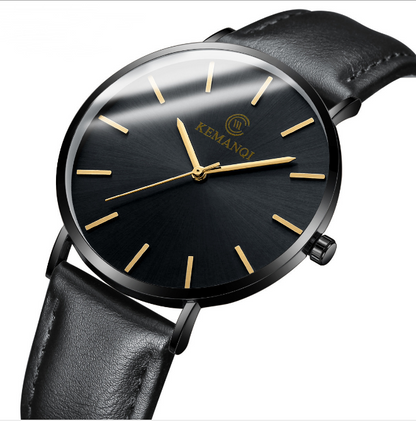 Men's Business Watch Fashion Simple Student Watch Three-Piece Quartz Belt Watch