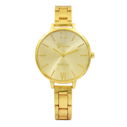 12 head nail steel belt ladies watch