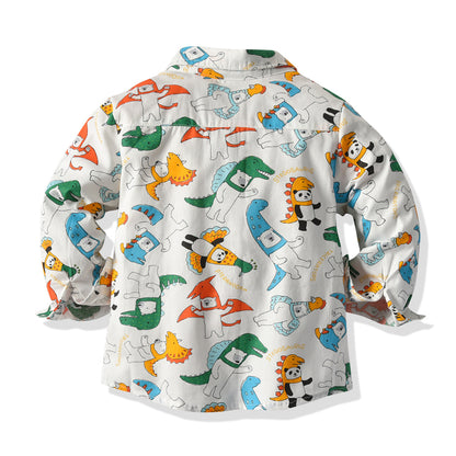 Children's cotton bottoming shirt