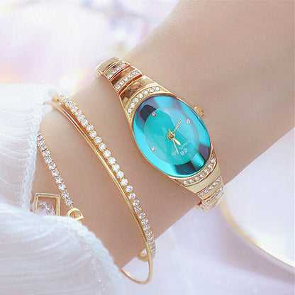 Women's full diamond watch