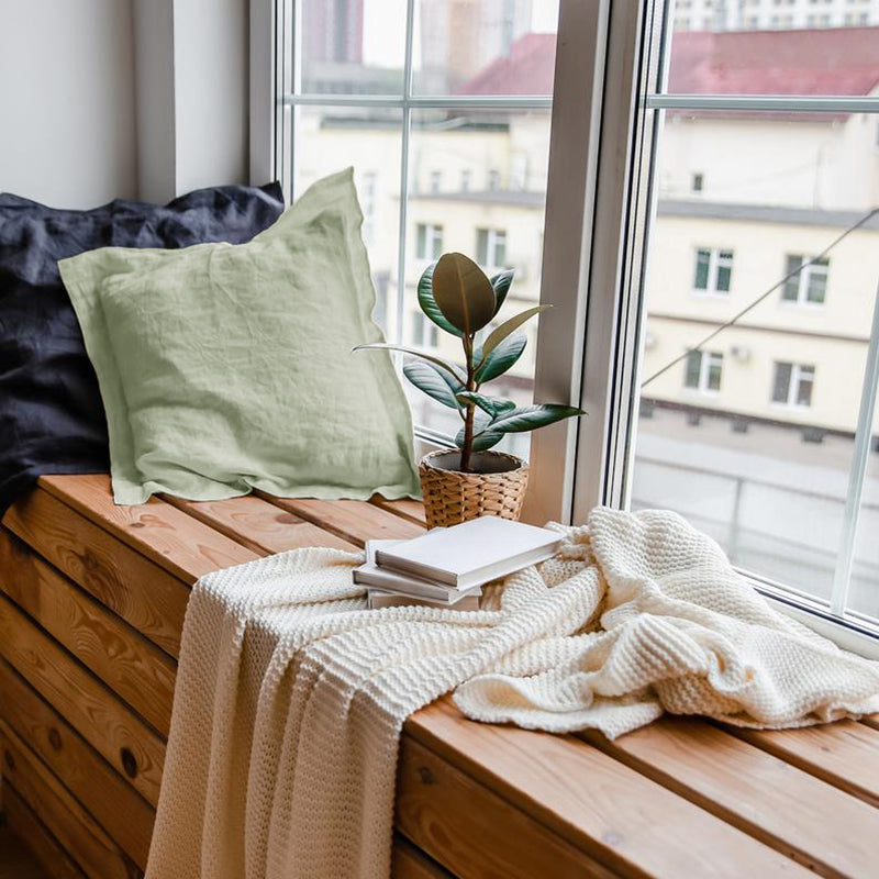 Linen Wide Side Pillowcase Simple Skin-Friendly Cotton