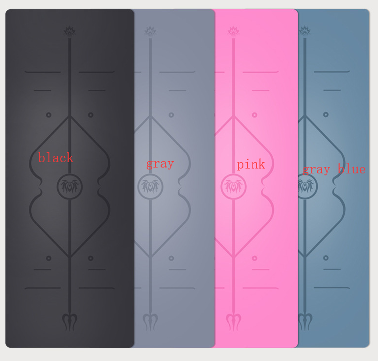 5mm natural rubber suede high-end non-slip yoga mat
