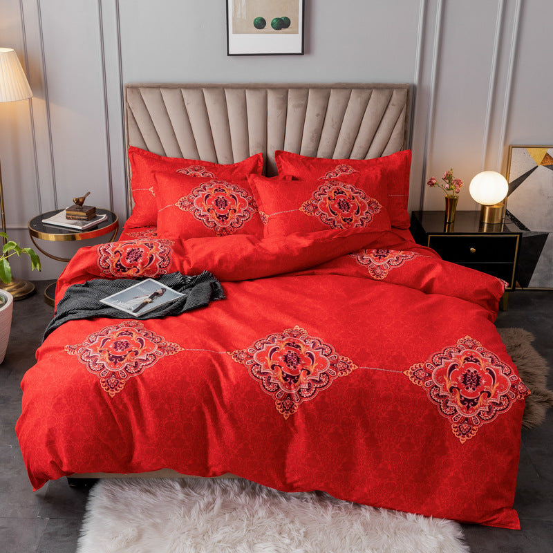Four piece set of pure cotton wool