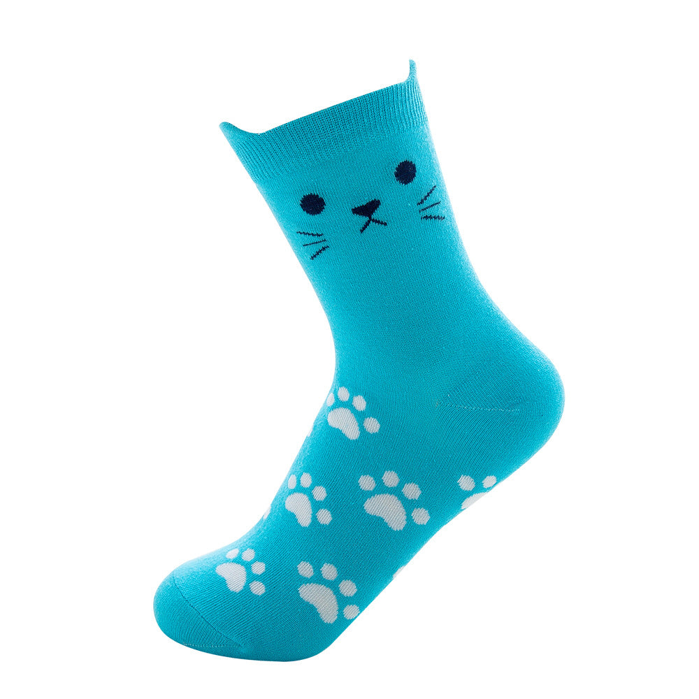 Cat Stereoscopic Ear Tube Stocking Woman