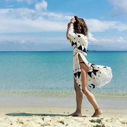 Bikini coverall loose beach jacket