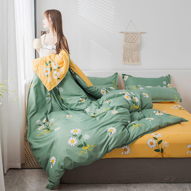 Four-piece bed