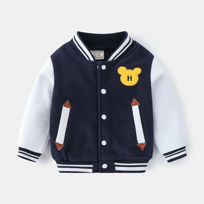 Leisure children's sweater long sleeve casual coat