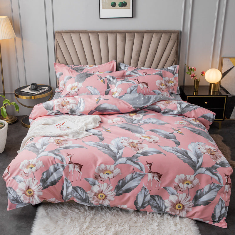 Four piece set of pure cotton wool