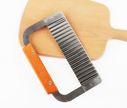 Cut potato wave knife