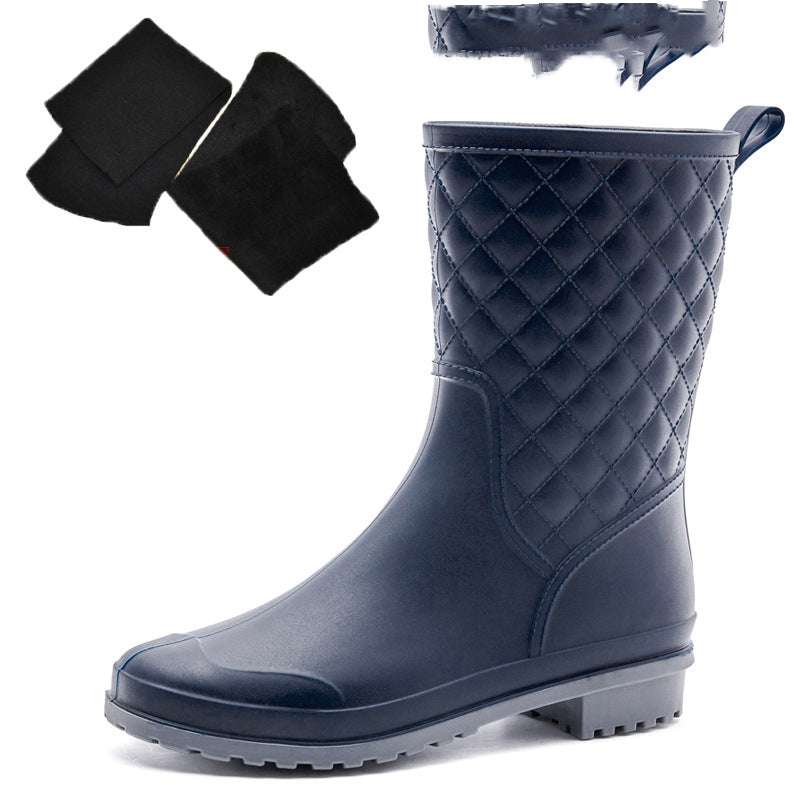 Women's Mid-tube Fashion Water Shoes And Lightweight Rain Boots