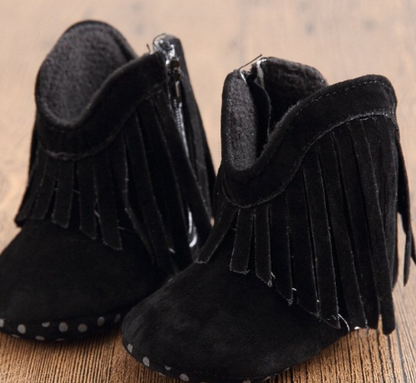 Baby shoes boots foreign trade tassels Velcro baby boots