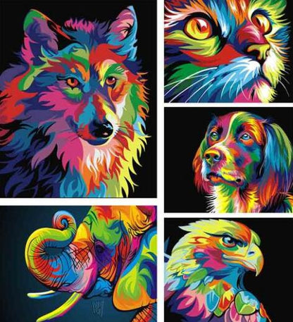 Hand-painted DIY digital painting