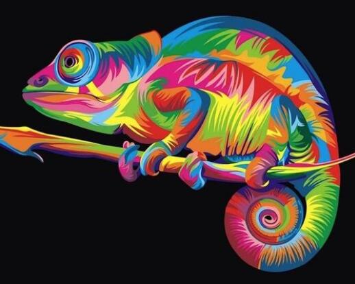 Hand-painted DIY digital painting