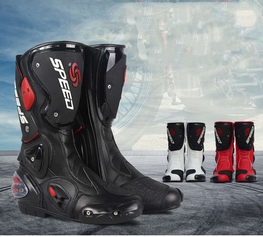Four seasons men's off-road motorcycle boots