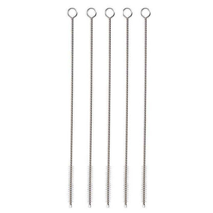 Hotsale 2Pcs Straw Cleaner Cleanin Brush Stainless Steel Wa