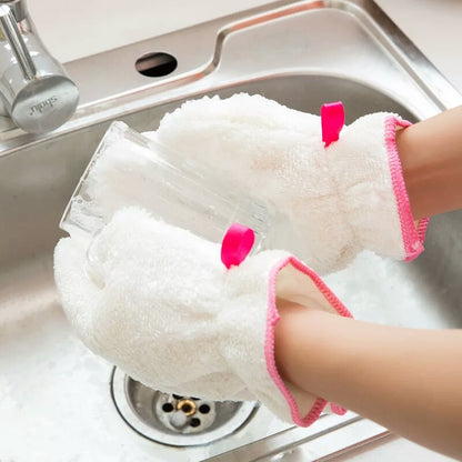 Dishwashing gloves