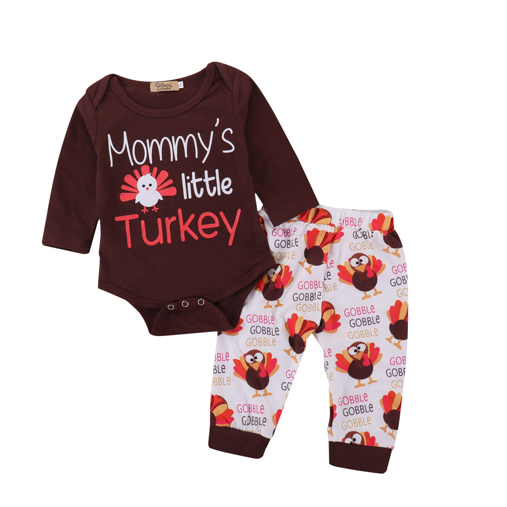 Medium and small children's suit