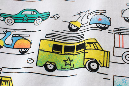 Children's Full Print Tide Brand Long-sleeved T-shirt