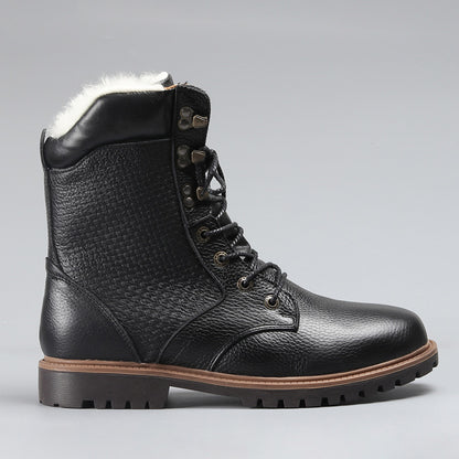 European and American Leather Martin boots