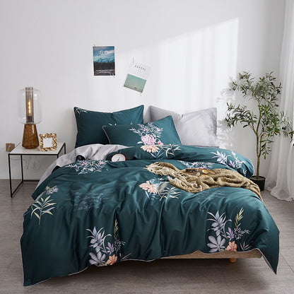 60s long-staple cotton plant four-piece set