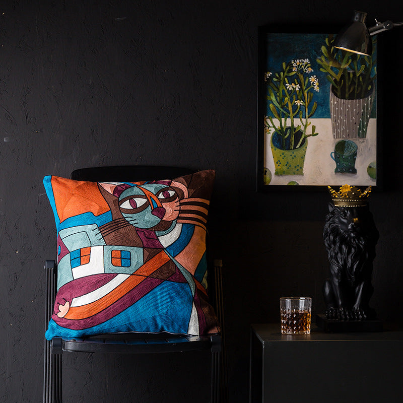Abstract wind pillowcase