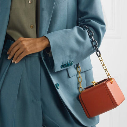 Chain square box bag