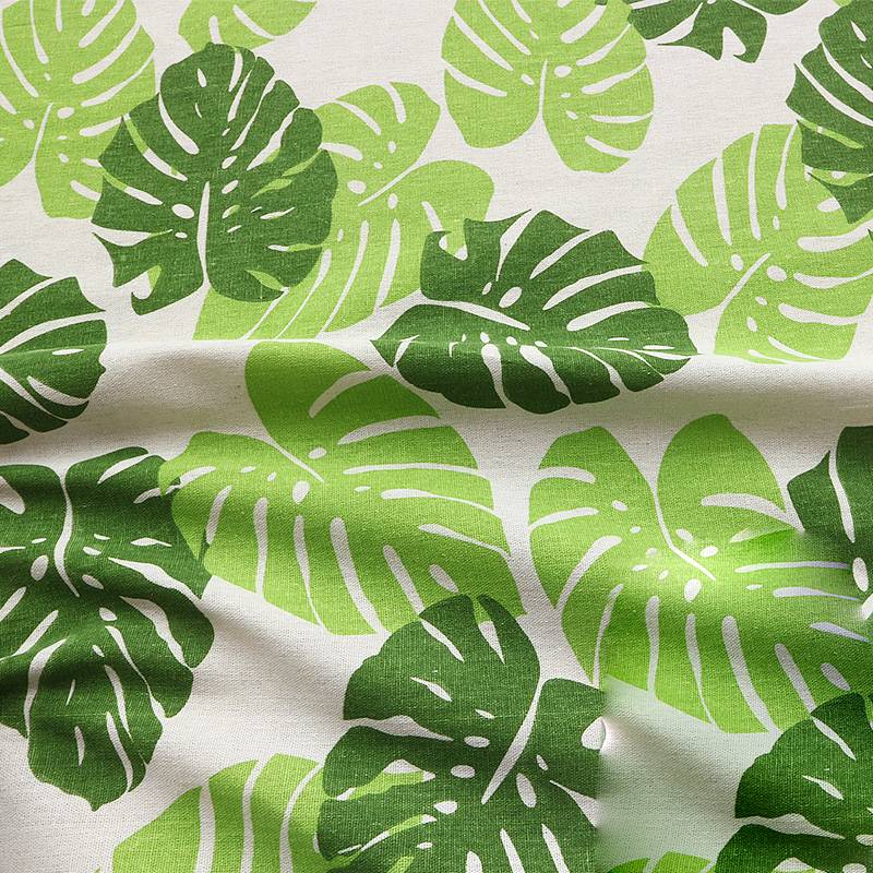 Ins linen fabric tablecloth curtain flower cloth