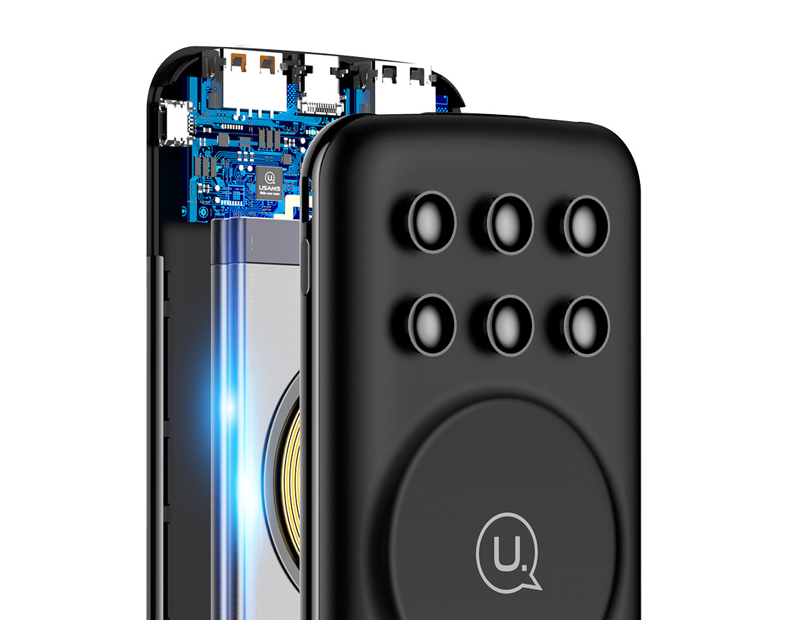 Fast Charge Suction Cup Wireless Charging Mobile 10000mAh