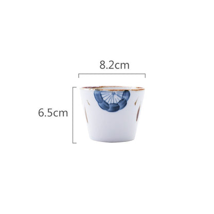Portable Inn Retro Hand Painted Pub Ceramic Tea Cup