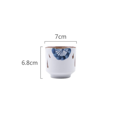 Portable Inn Retro Hand Painted Pub Ceramic Tea Cup