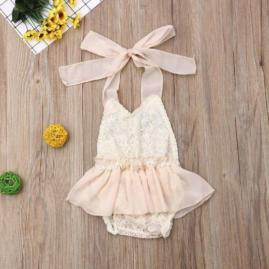 Newborn Girls Romper Dress Jumpsuit Summer Clothes for Baby
