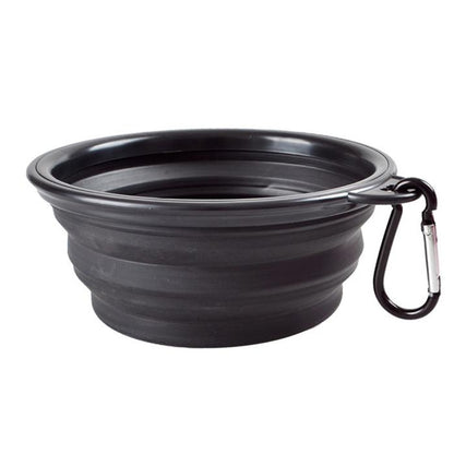 New Silicone Pet Folding Bowl Dog Bowl