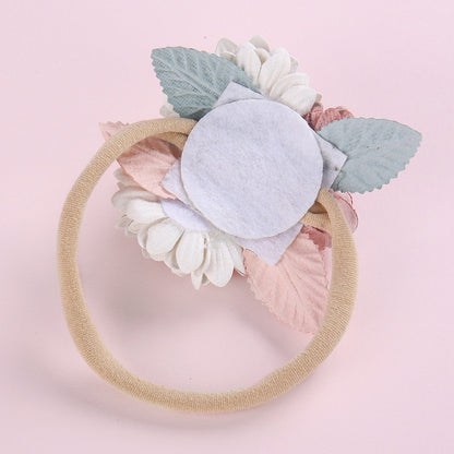 Children's Handmade Splicing Pearl Flower Headdress