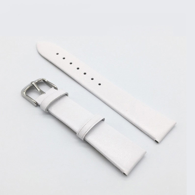 Plain Weave Strap Waterproof Leather Strap Watch Band Accessories